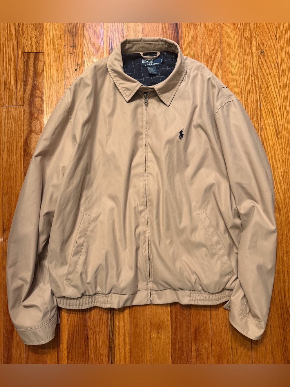 Polo Ralph Lauren Men's Bi-Swing Windbreaker Jacket Khaki